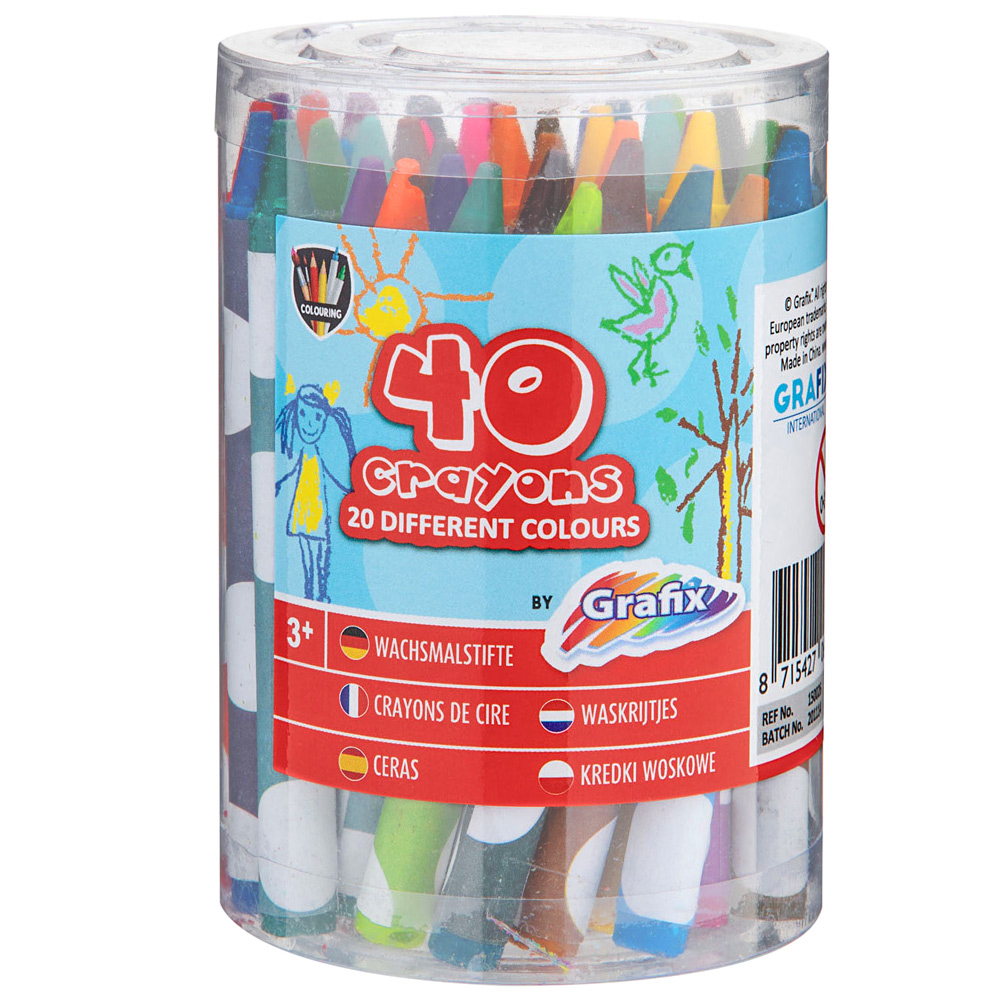 Grafix Kritor i burk 40-pack (3 år+)