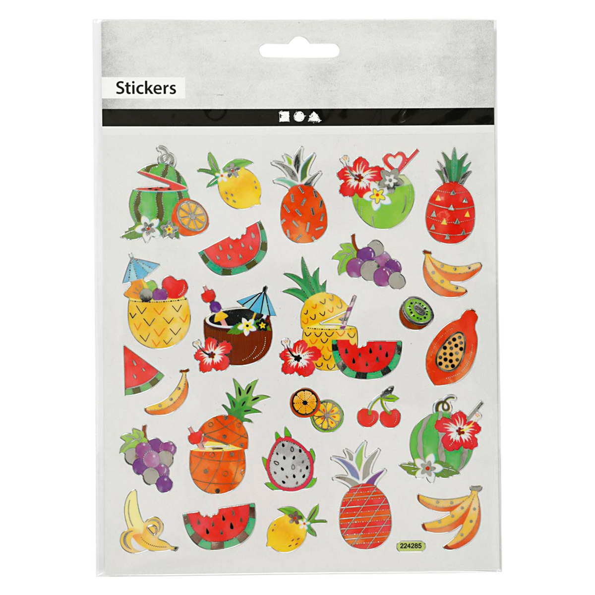 Creativ Company Stickers Frukter 1 ark