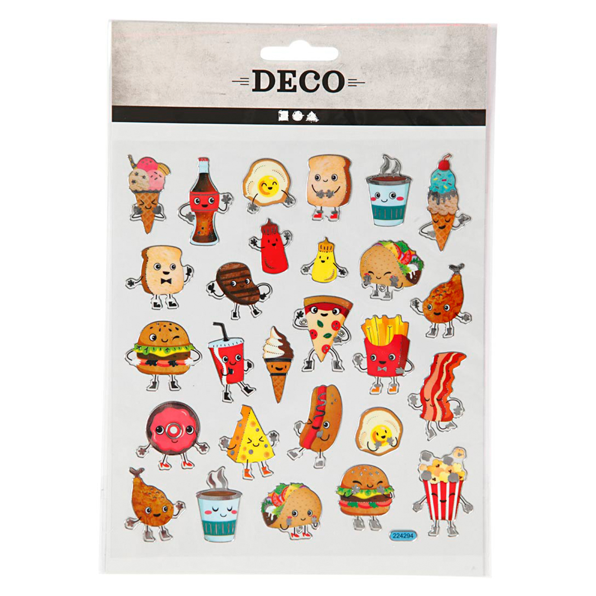 Creativ Company Stickers Snacktime 1 ark