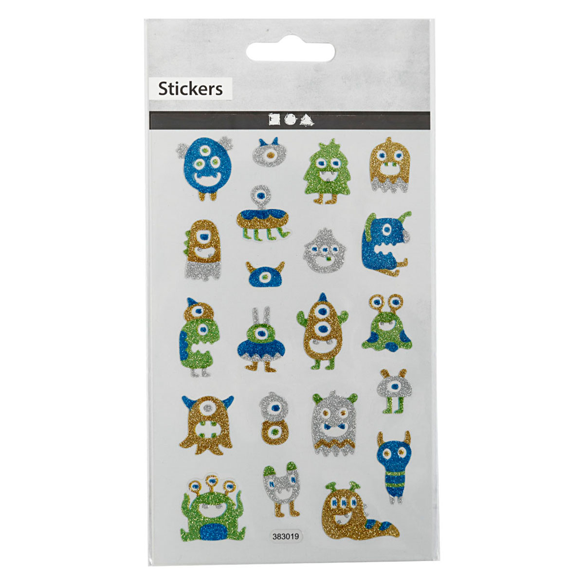 Creativ Company Stickers Rymdmonster 1 ark
