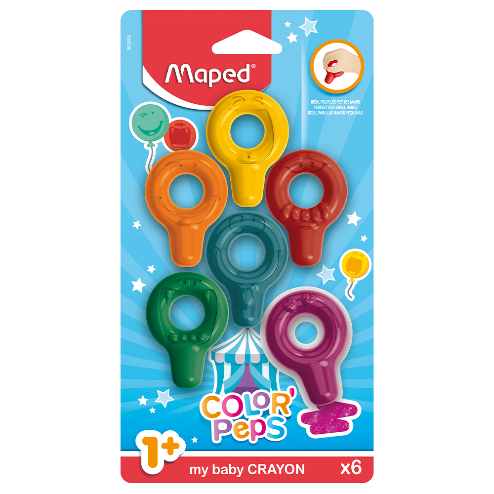 Maped Color'Peps Babykritor 6-pack