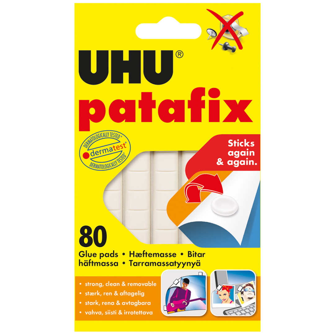 Produktfoto för Uhu Häftmassa 80 rutor 55g