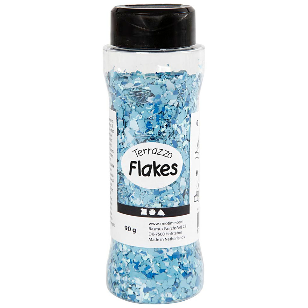 Creativ Company Terrazzo Flakes 90g Blå