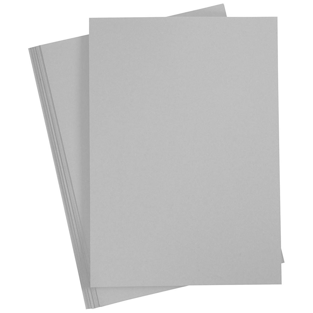 Creativ Company Färgat papper LjusgråA4 180g 20 ark