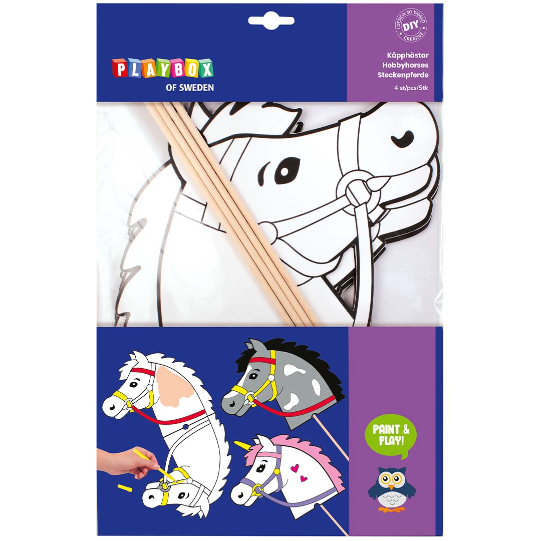 Playbox Käpphästar 4 st
