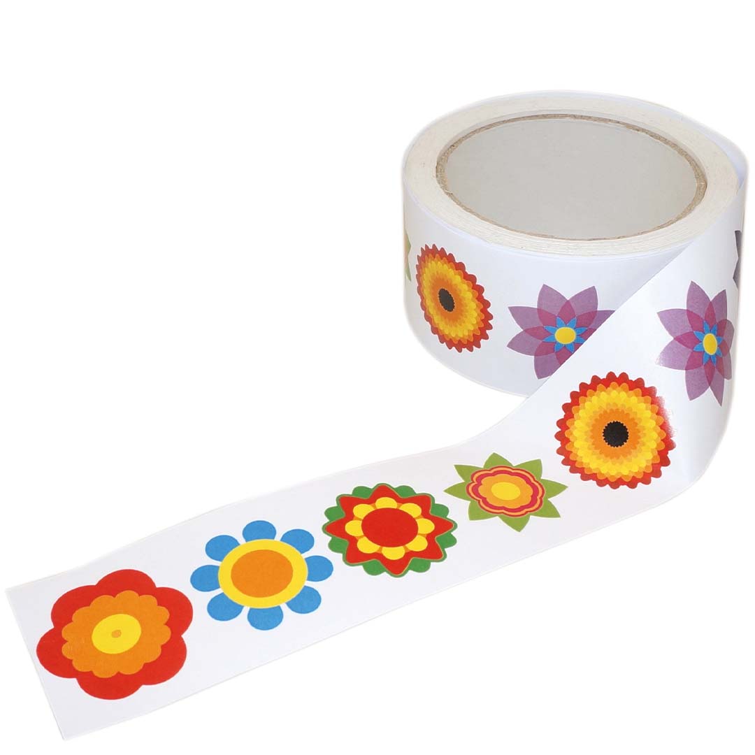 Playbox Stickers pårulle blommor