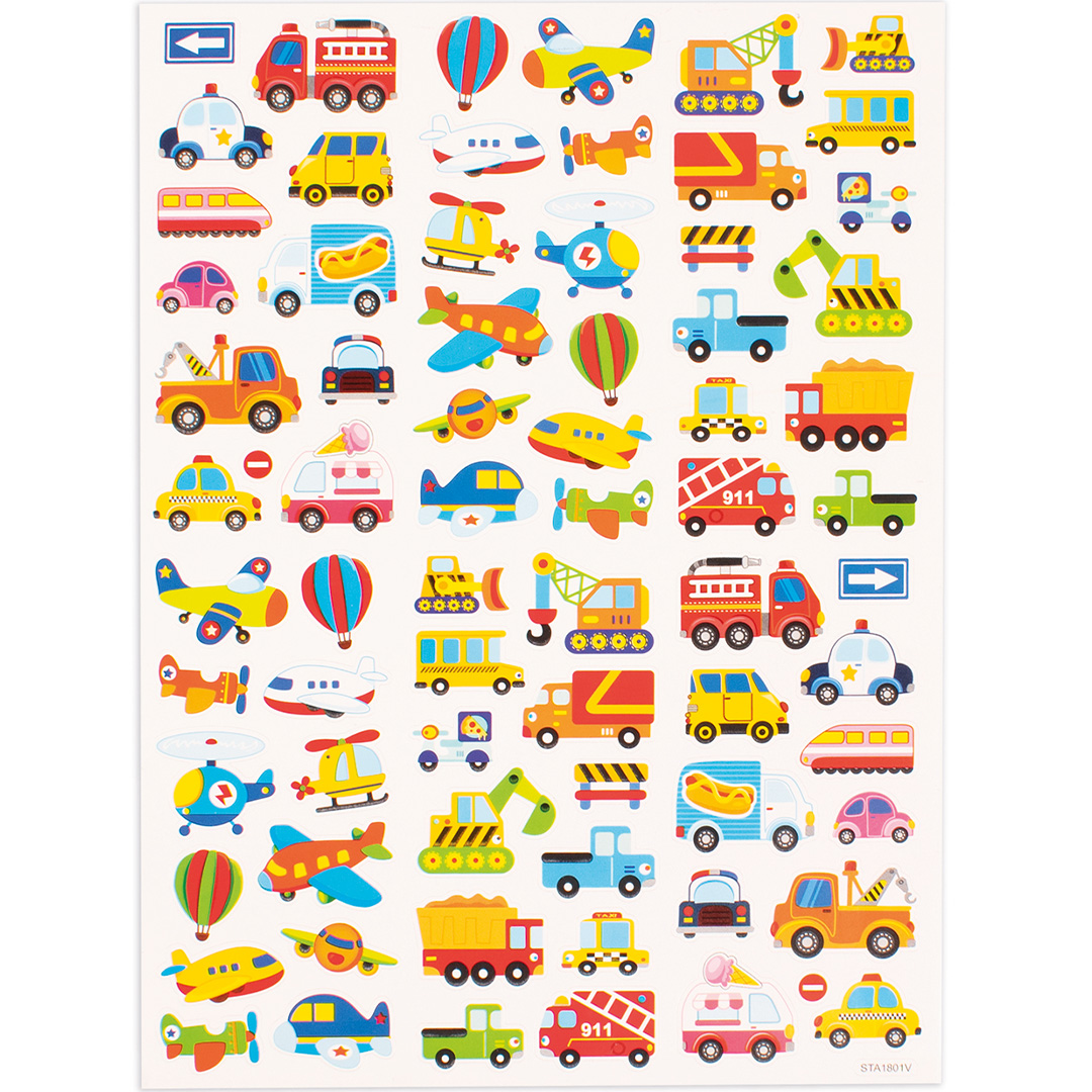 Playbox Stickers fordon flyg 1 Ark