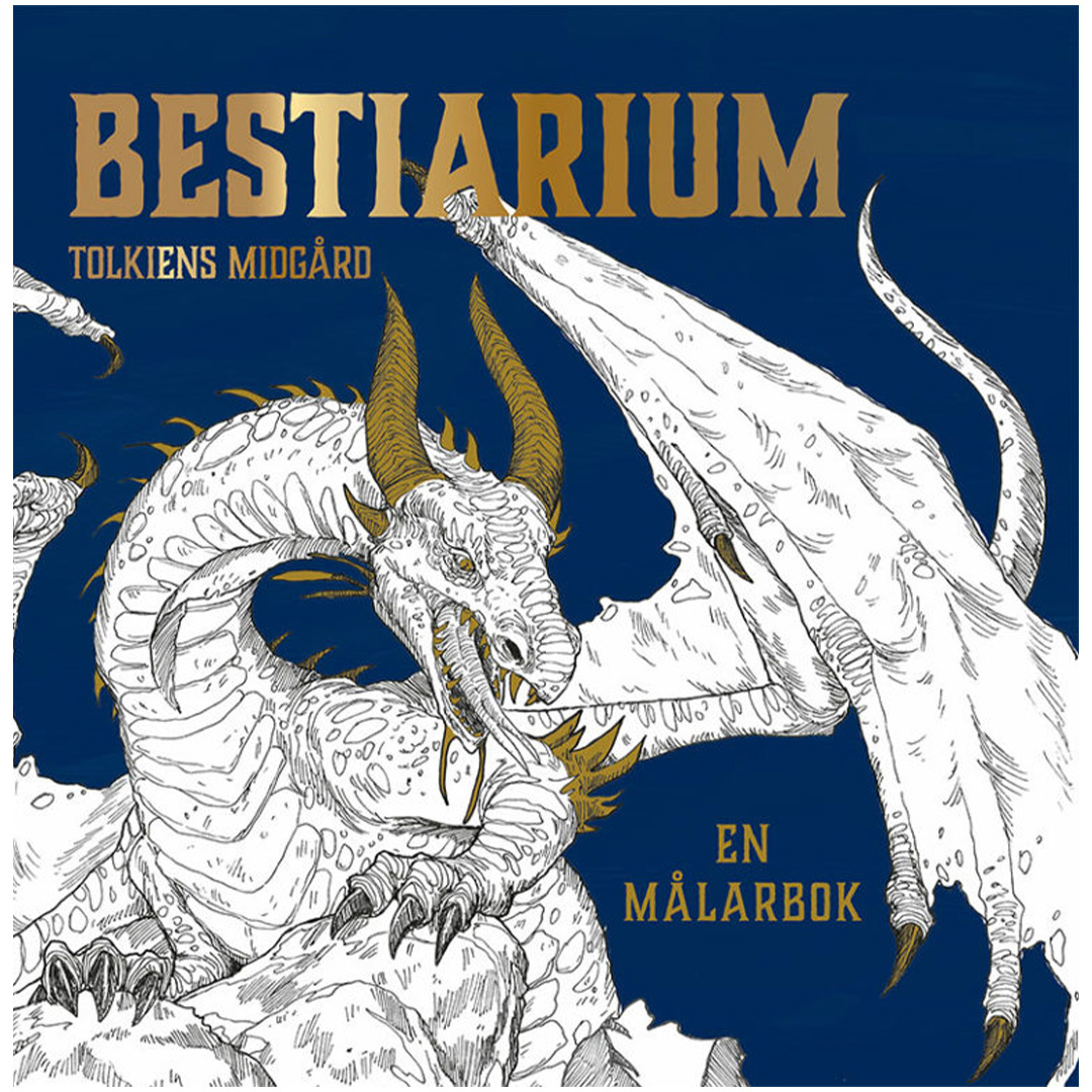 Books Bestiarium Tolkiens Midgård Målarbok