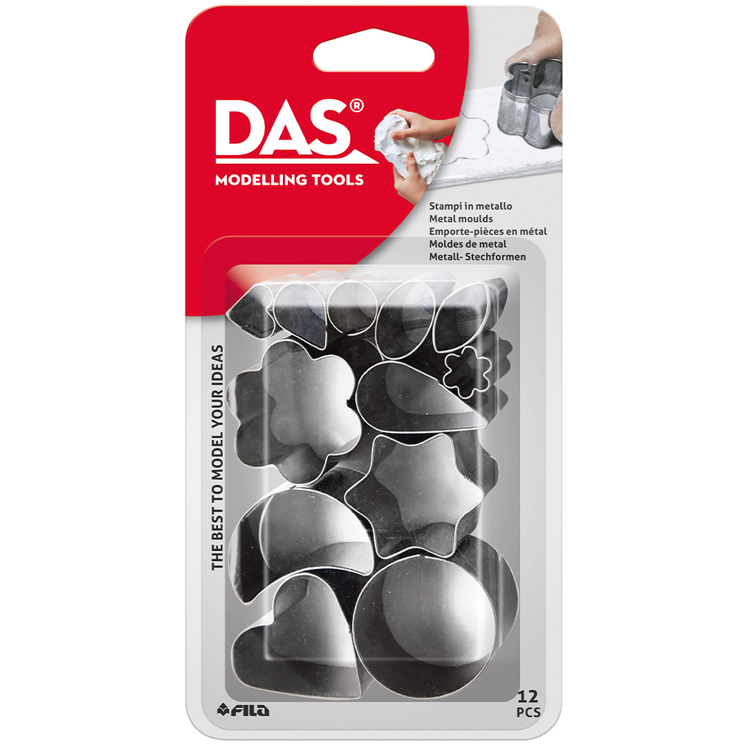 DAS Metallformar till Lera 12-pack