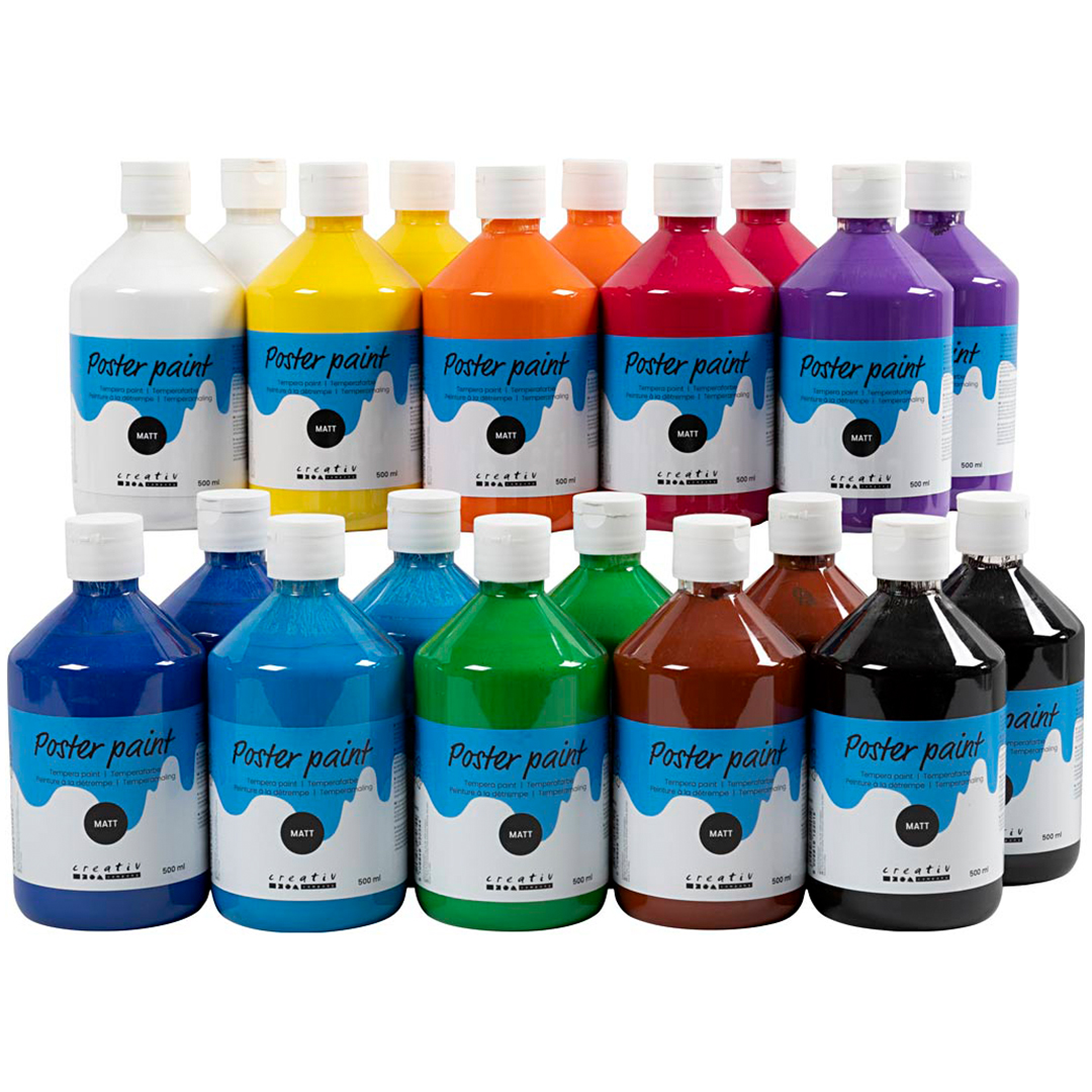 Creativ Company Gouachefärg Tempera Matt 20x500ml