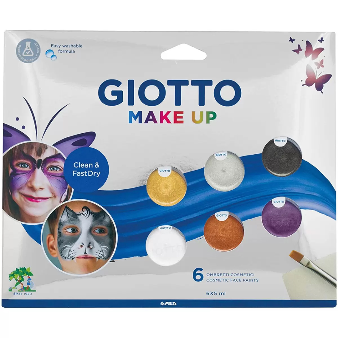 Giotto Ansiktsfärg Metallic 6x5 ml