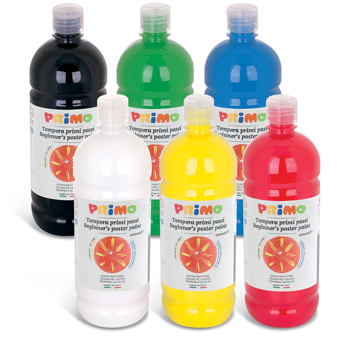 Primo Poster paint Readymix Skolfärg 1000 ml Ultramarine 500