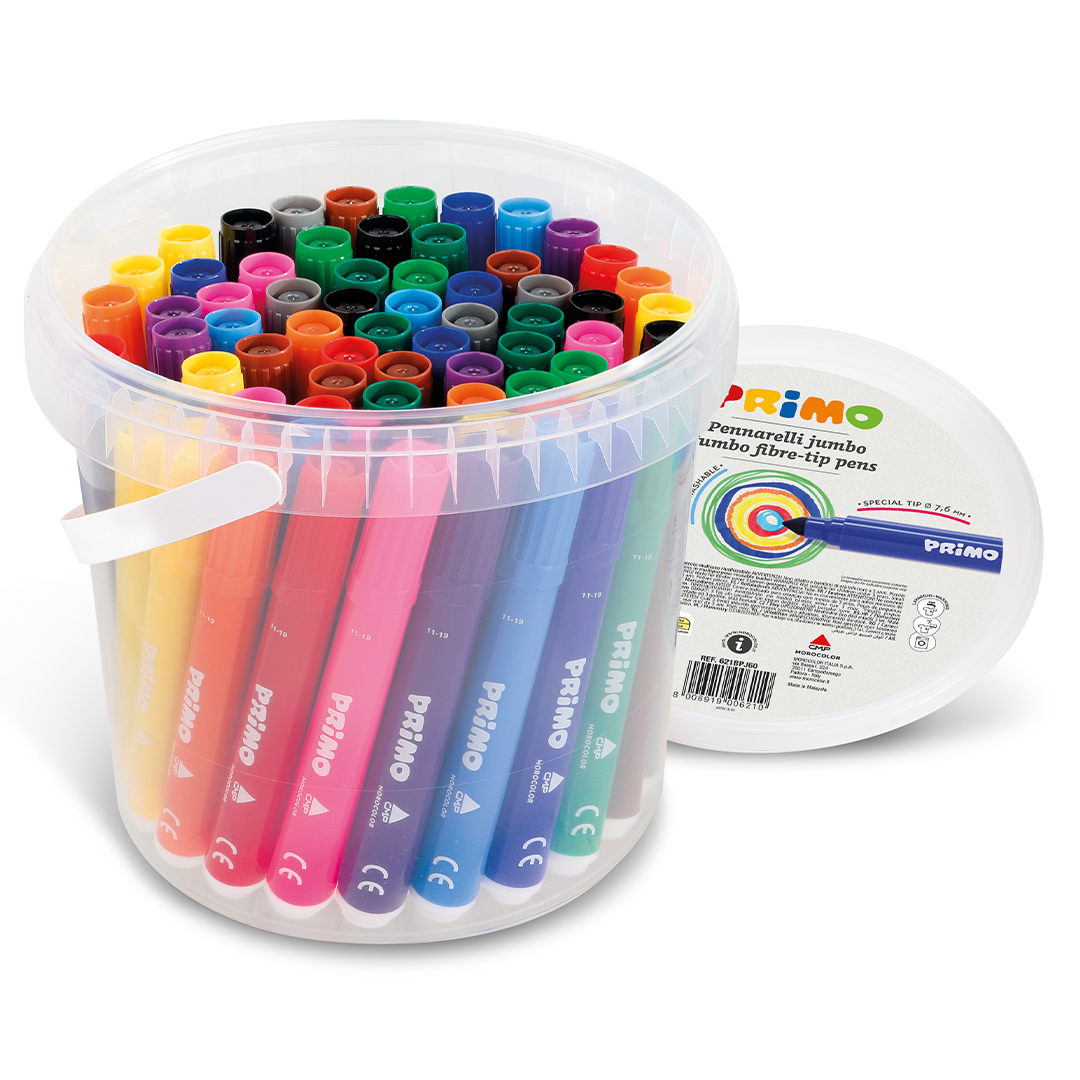 Primo Tuschpennor Jumbo 60-set Burk