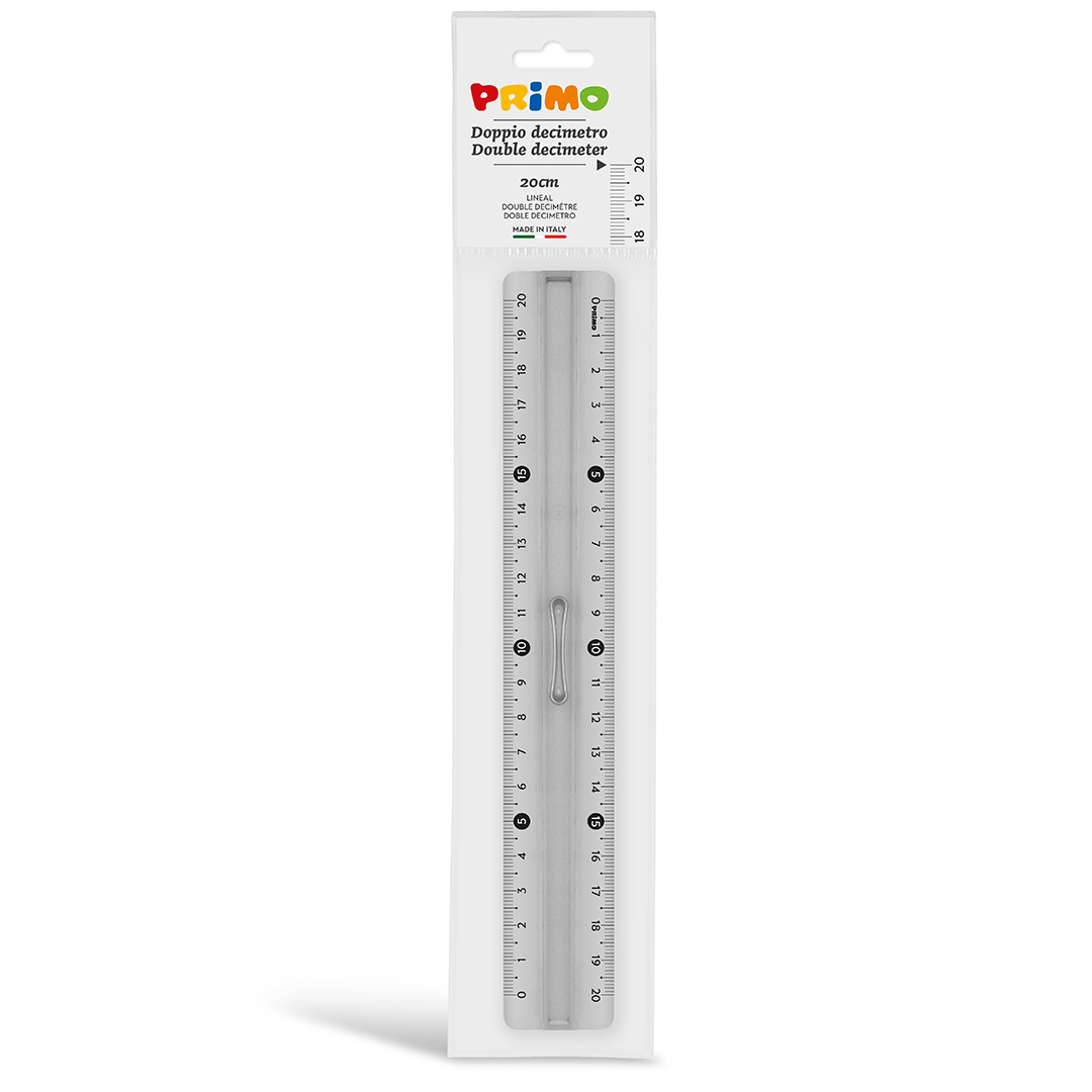 Primo Linjal 20 cm Antireflekterande