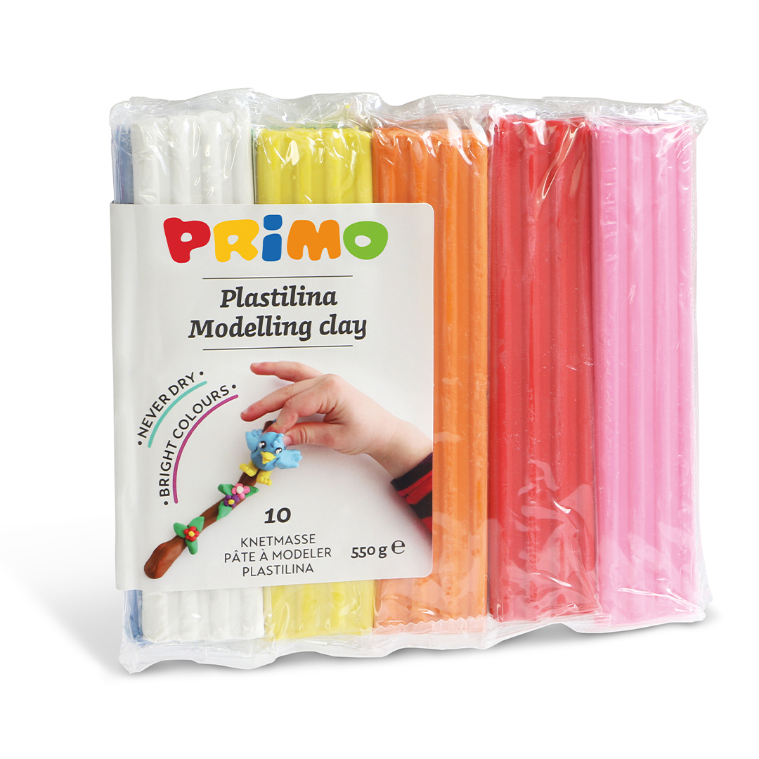 Primo Plastilina Modellera 10-pack Startset 55 g
