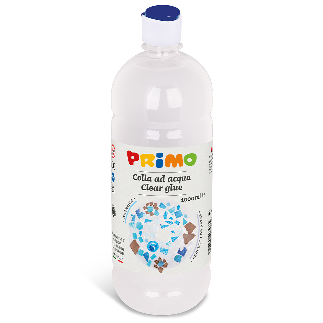 Primo Vattenbaserat hobbylim Clear 1000ml