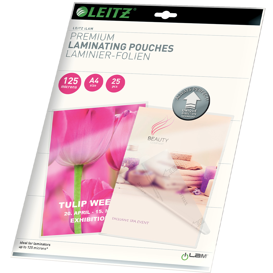 Leitz Lamineringsficka A4 125 mic-25-pack
