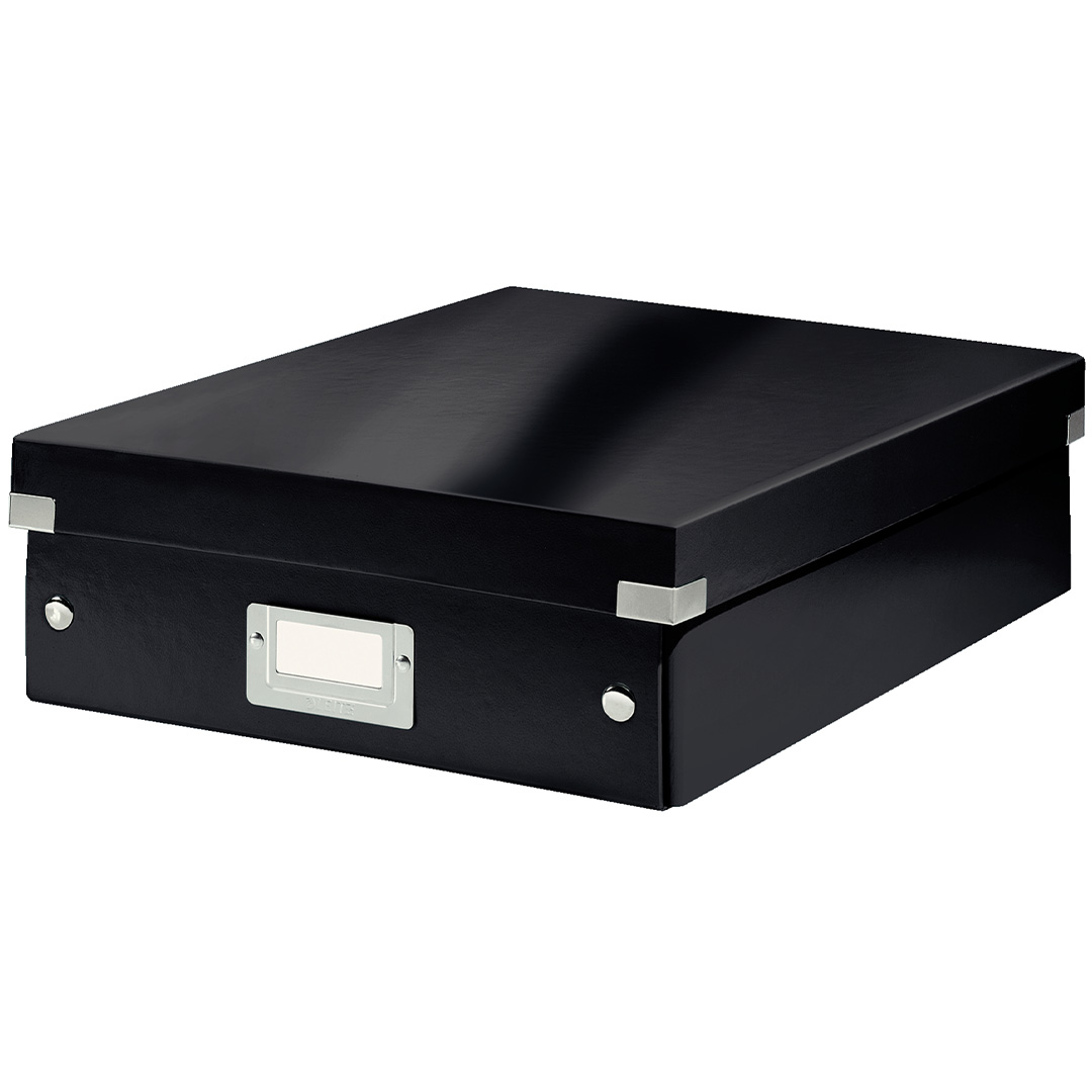 Leitz Sorteringslåda Click&Store Medium Svart