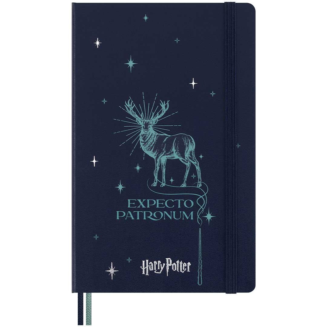 Moleskine Hard Cover Notebook Large Harry Potter Expecto Patronum