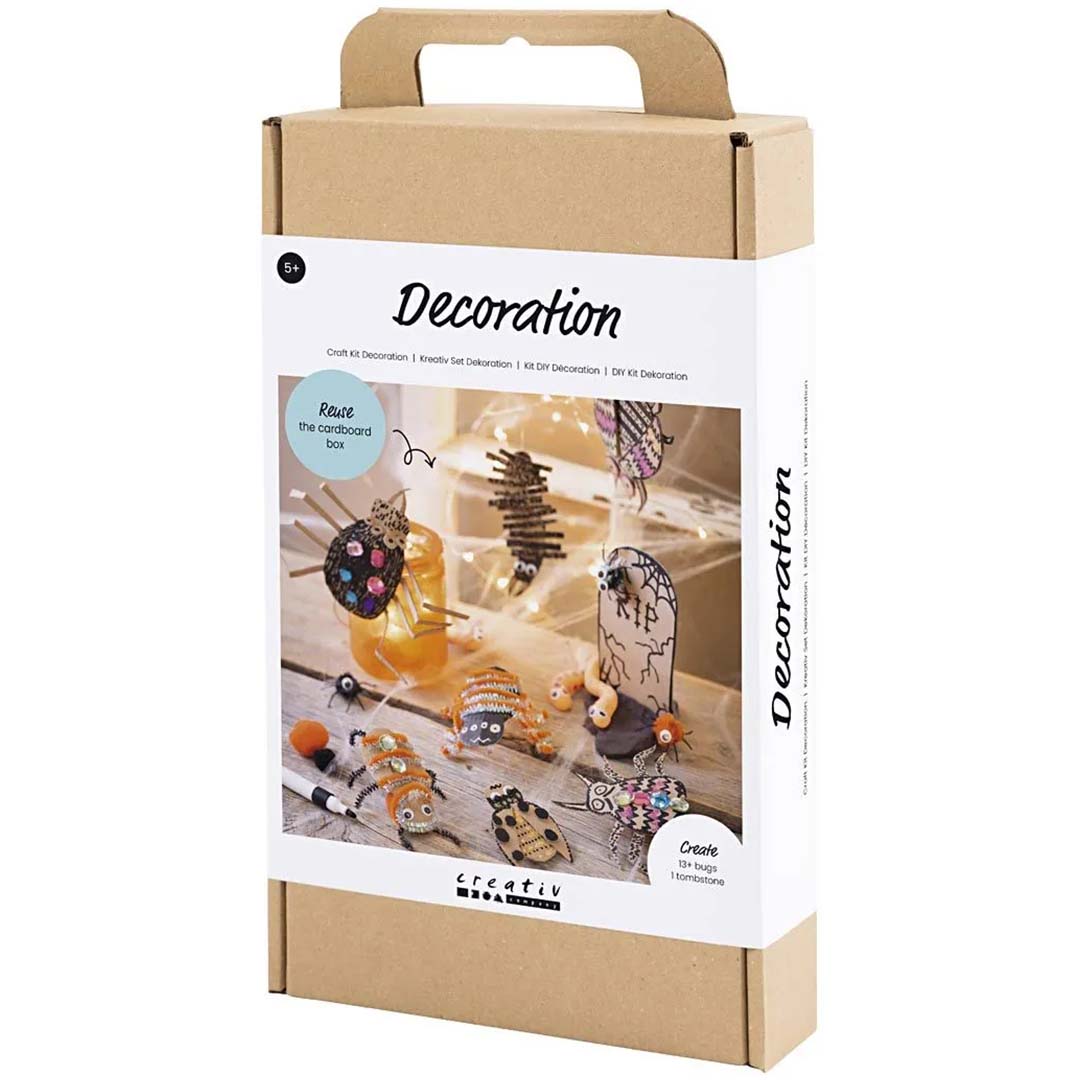 Creativ Company DIY-kit Pysselset Insekter Halloween (5 år+)