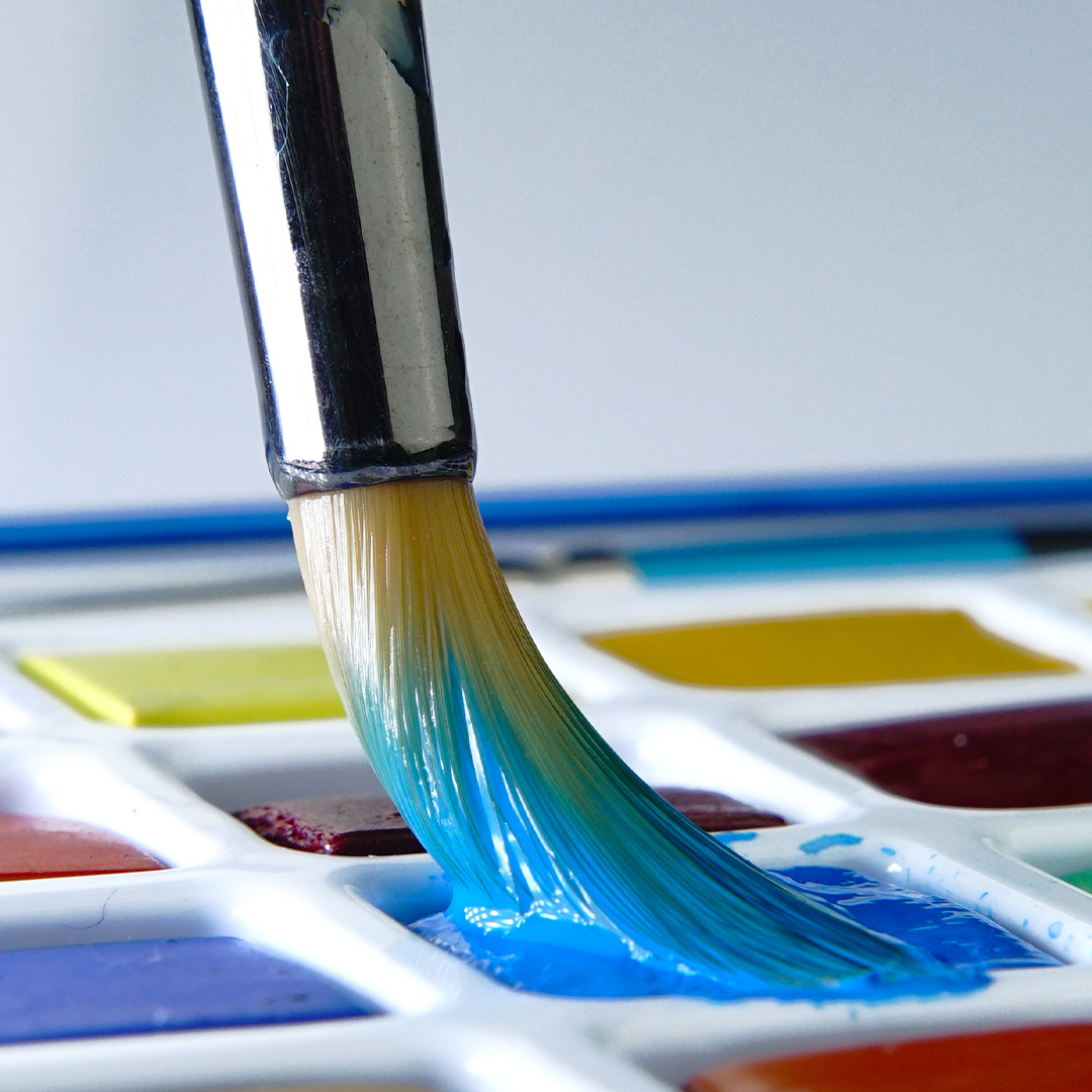 Akvarellpensel serie 62 Flat Shader Nr 10