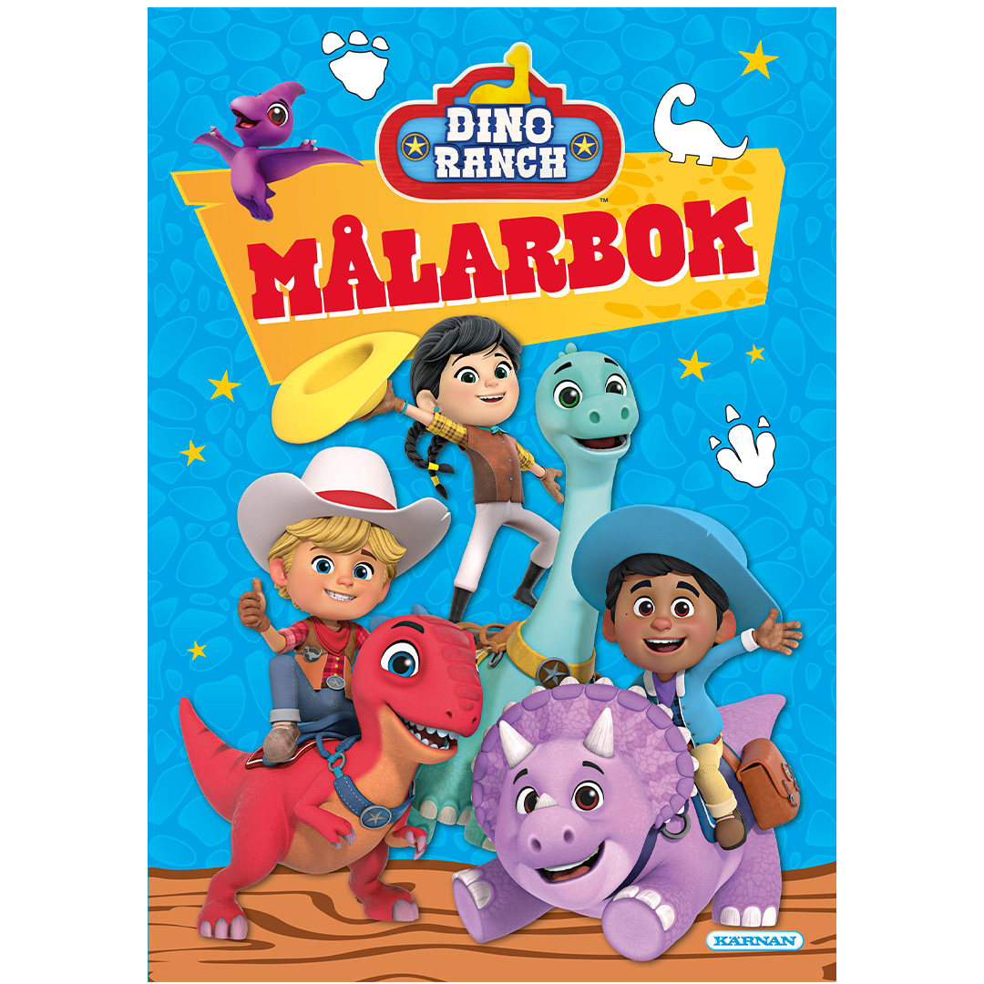 Kärnan Dinoranchen Målarbok