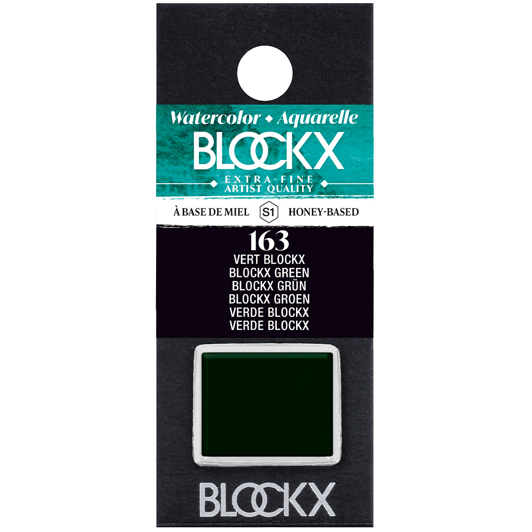Blockx Akvarellfärg Payne's grey Halvkopp