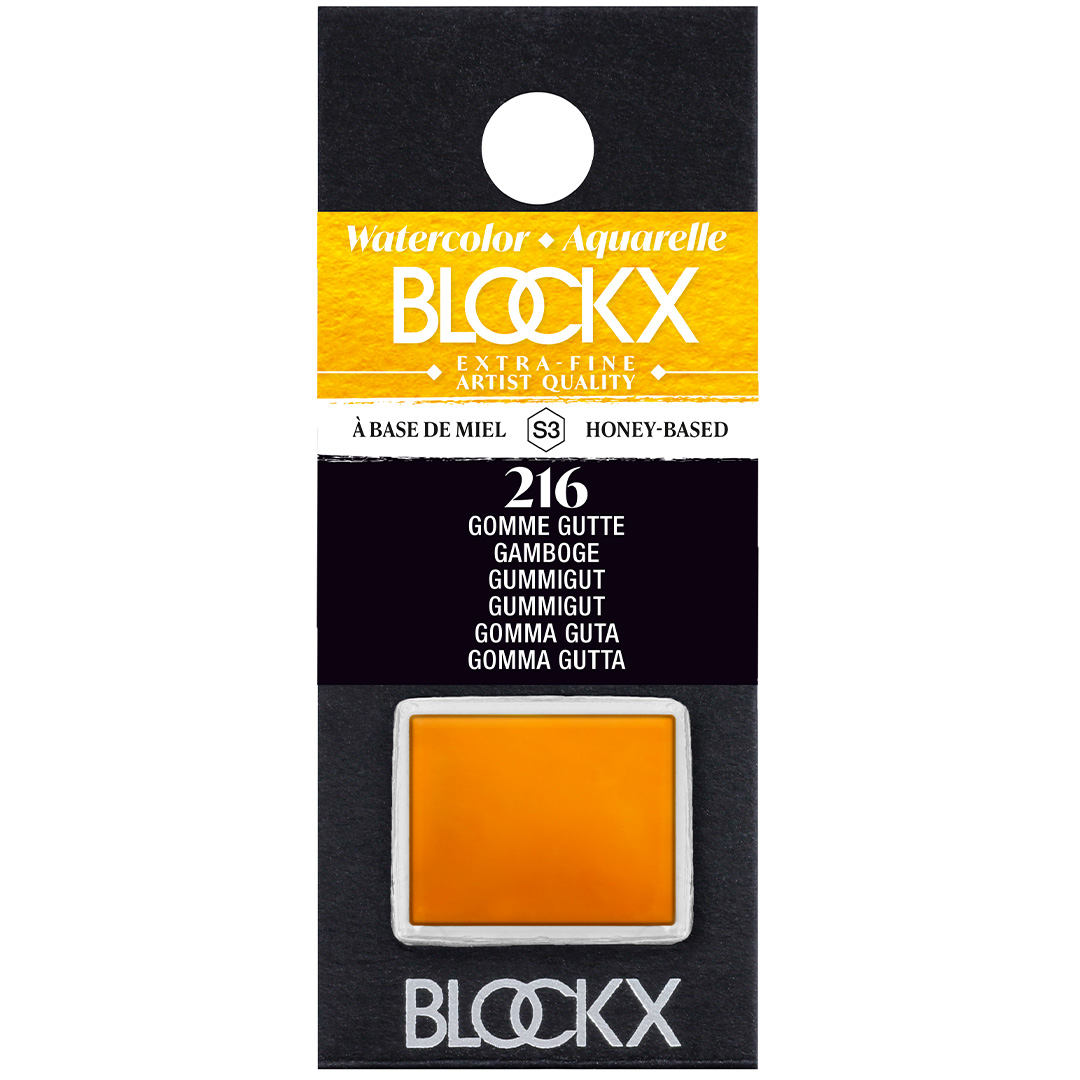 Blockx Akvarellfärg Cadmium yellow medium Halvkopp