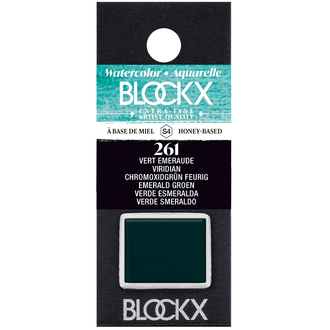 Blockx Akvarellfärg Cerulean grey Halvkopp