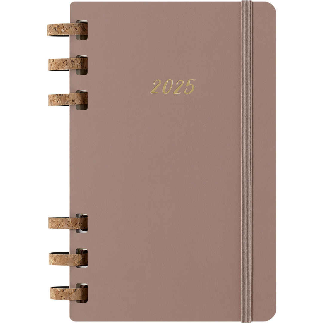 Moleskine 12M Spiral Planner 2025 Large Almond