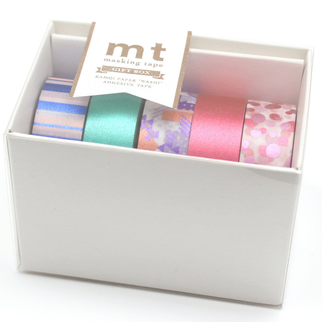 Läs mer om MT Washi-tejp Gift Box Bright