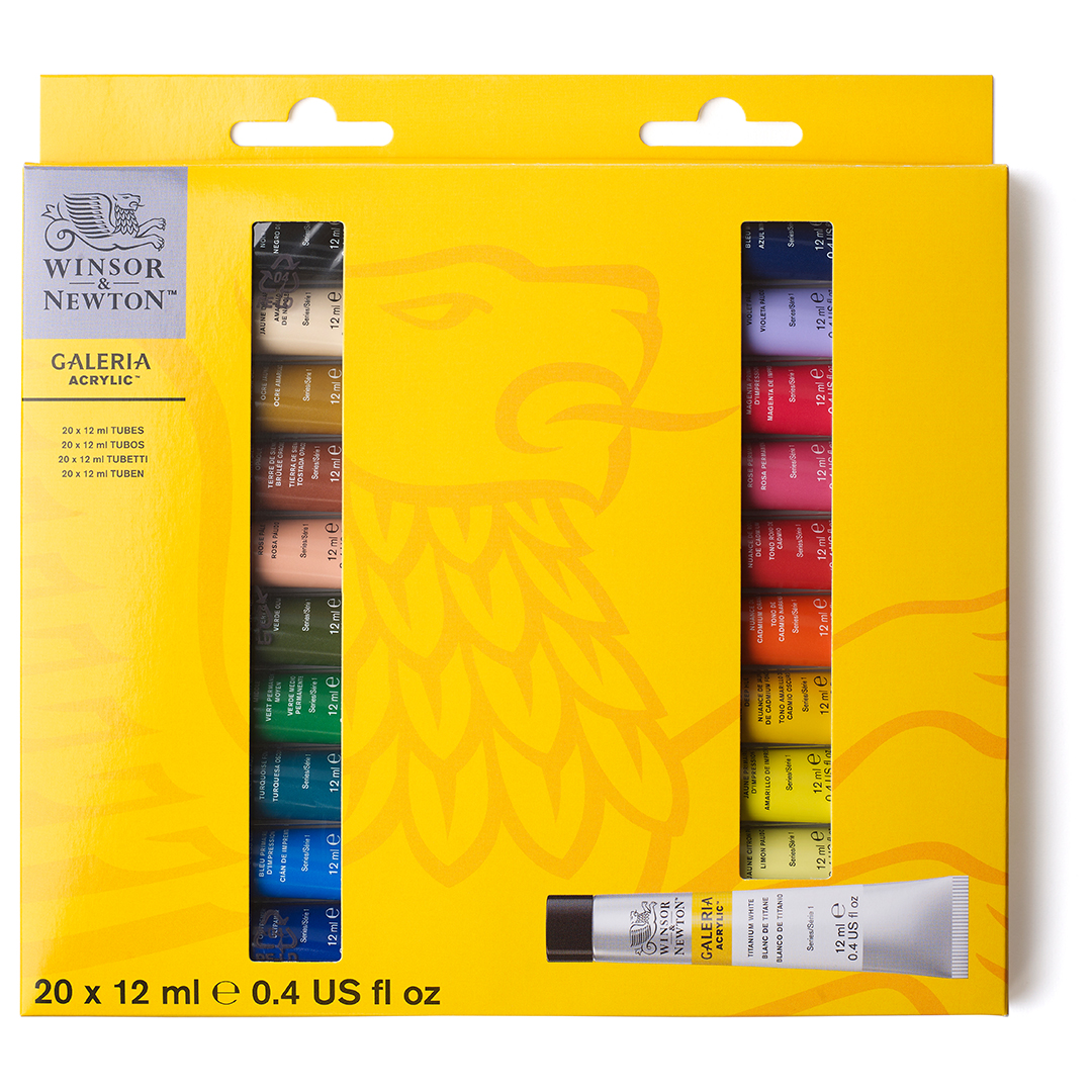 Läs mer om Winsor & Newton Galeria Akrylfärg 20x12ml