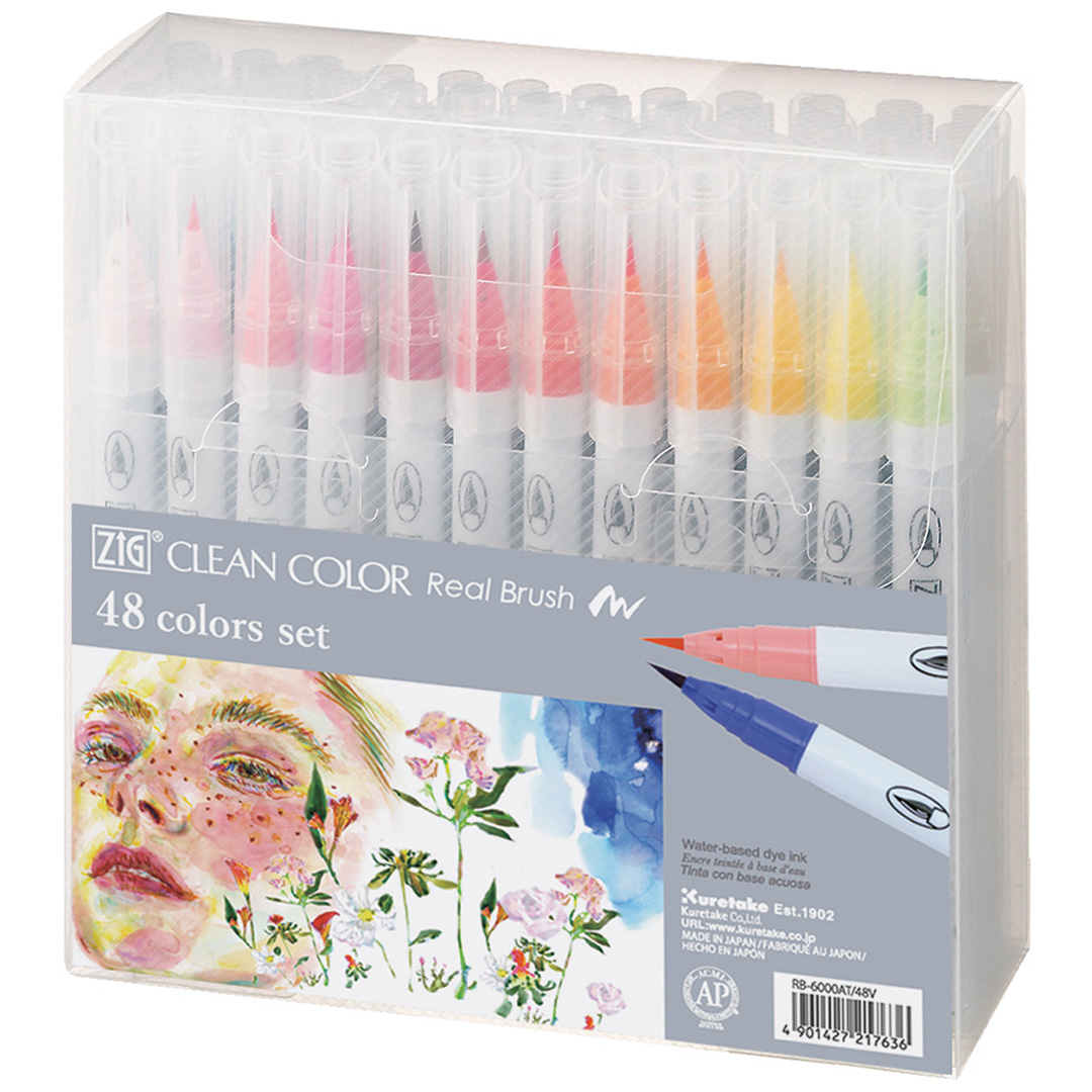 Läs mer om ZIG Kuretake Clean Color Real Brush 48-set