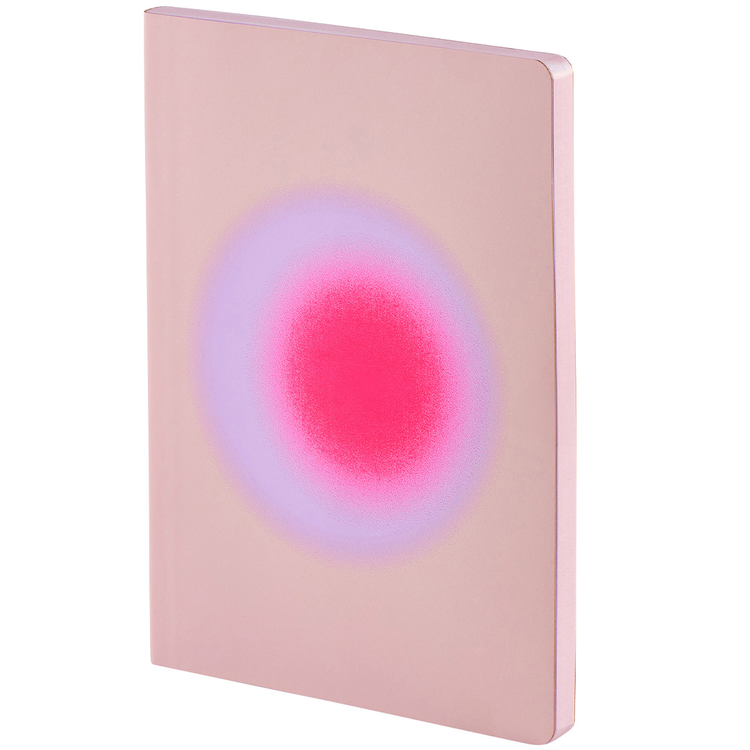 Läs mer om Nuuna Notebook Colour Clash Light L - Trance Pink