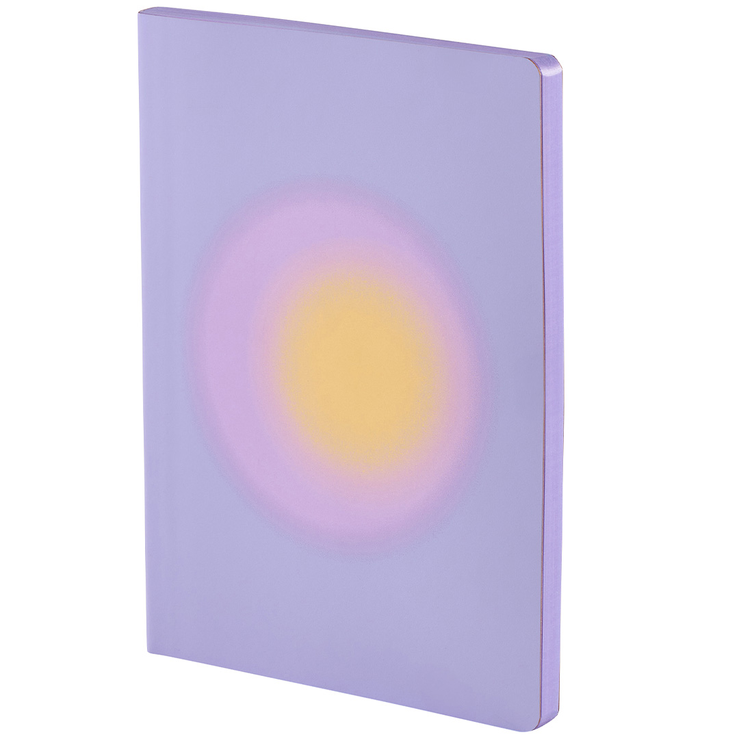 Läs mer om Nuuna Notebook Colour Clash Light L - Trance Lilac