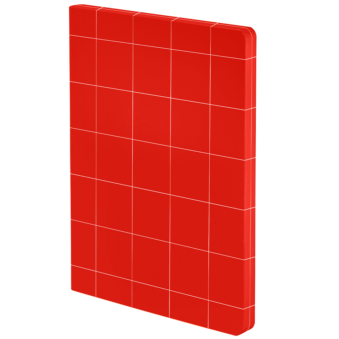 Läs mer om Nuuna Notebook Break The Grid L Light - Red