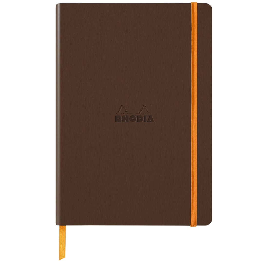 Läs mer om Rhodia Rhodiarama Webnotebook A5 Soft Dotted Bronze