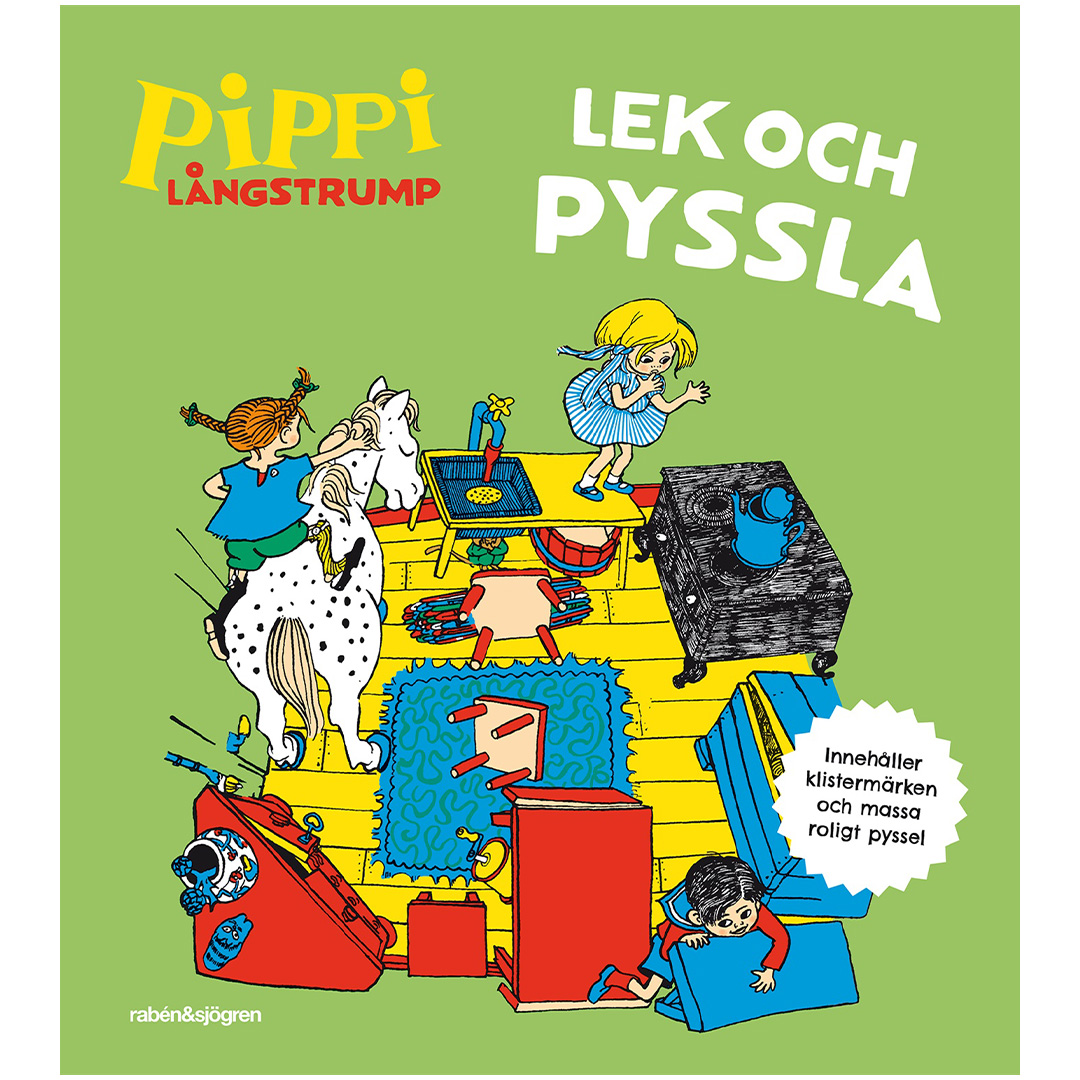 Books Pippi Långstrump Lek och pyssla