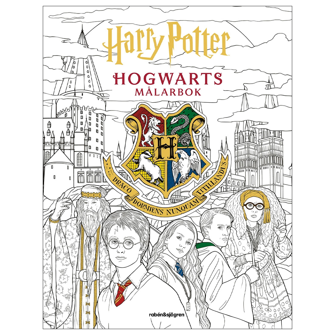 Läs mer om Books Harry Potter Hogwarts målarbok