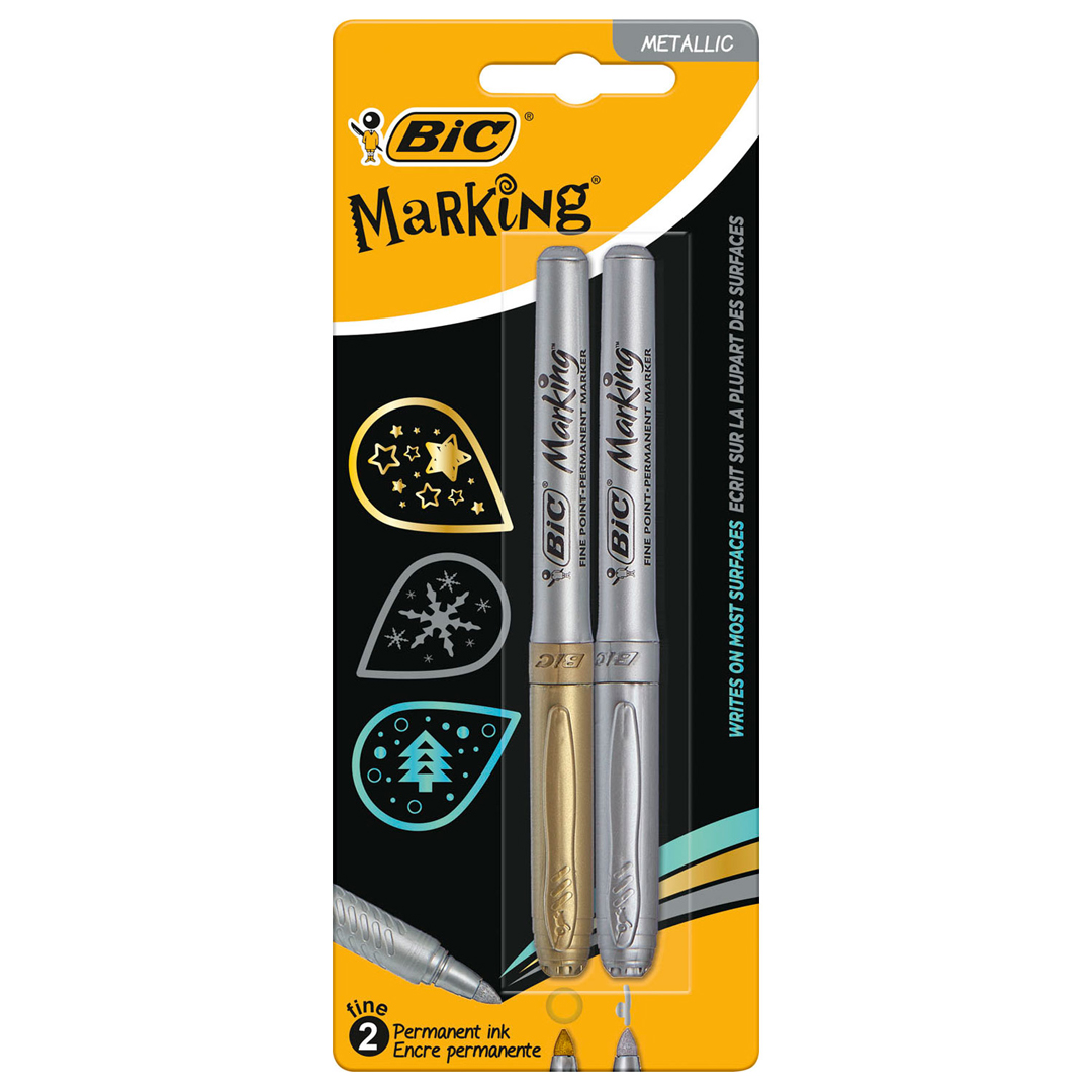 Läs mer om BIC Intensity Metallic Gold & Silver 2-pack