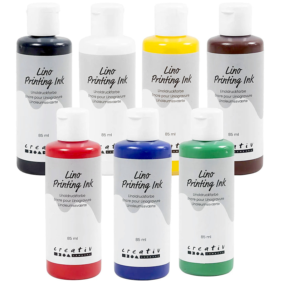 Creativ Company Linoleumfärg 85ml Svart