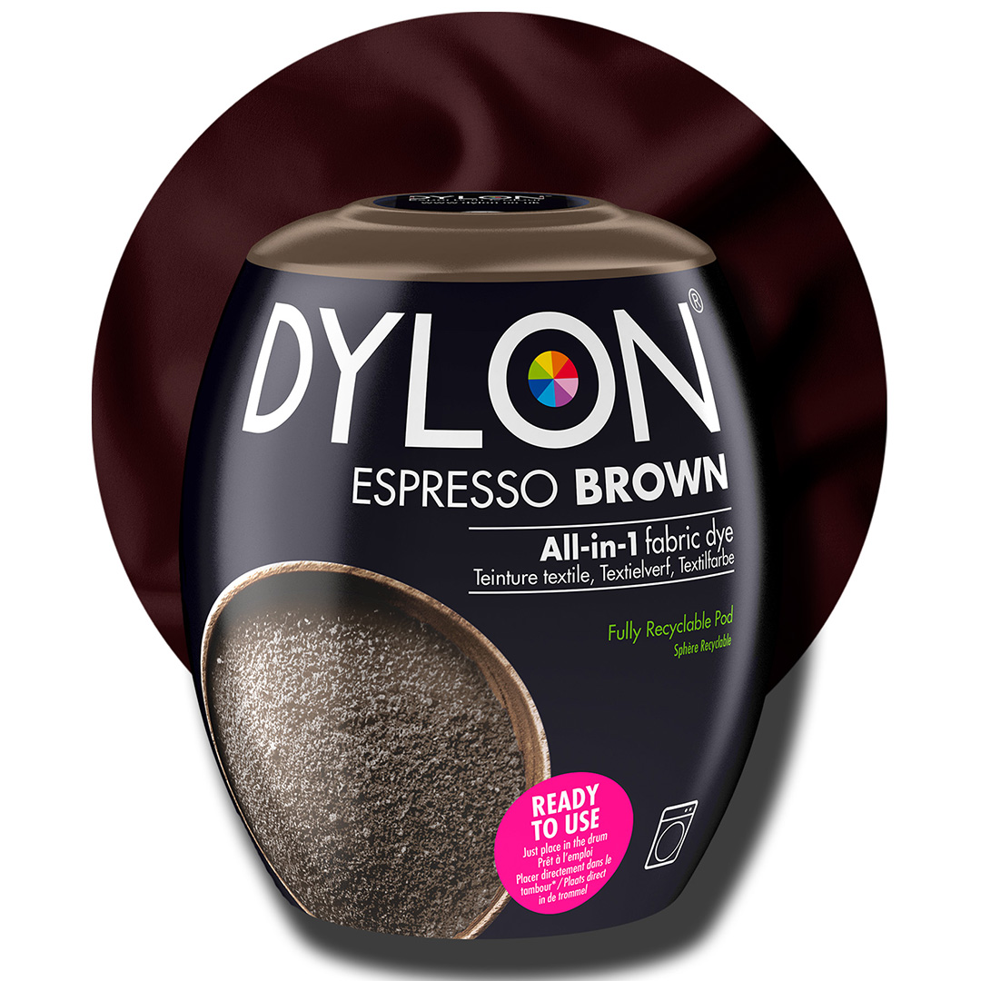 Läs mer om Dylon Pod All-in-1 textilfärg Espresso Brown