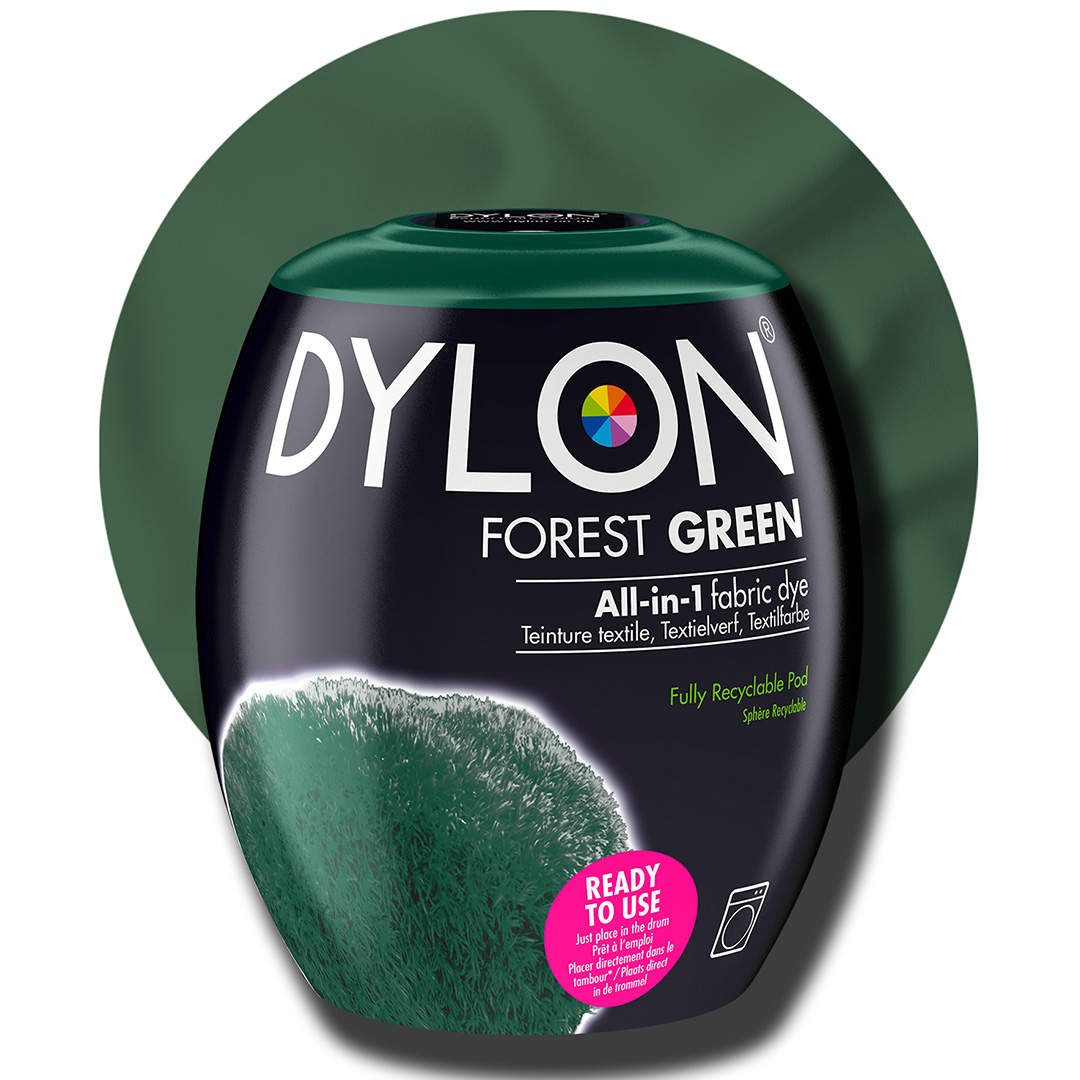 Läs mer om Dylon Pod All-in-1 textilfärg Forest Green