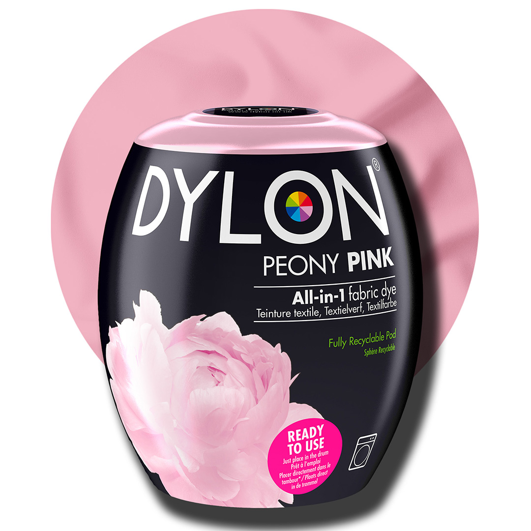 Läs mer om Dylon Pod All-in-1 Textilfärg Peony Pink