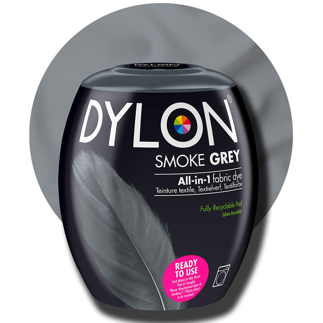 Läs mer om Dylon Pod All-in-1 Textilfärg Smoke Grey