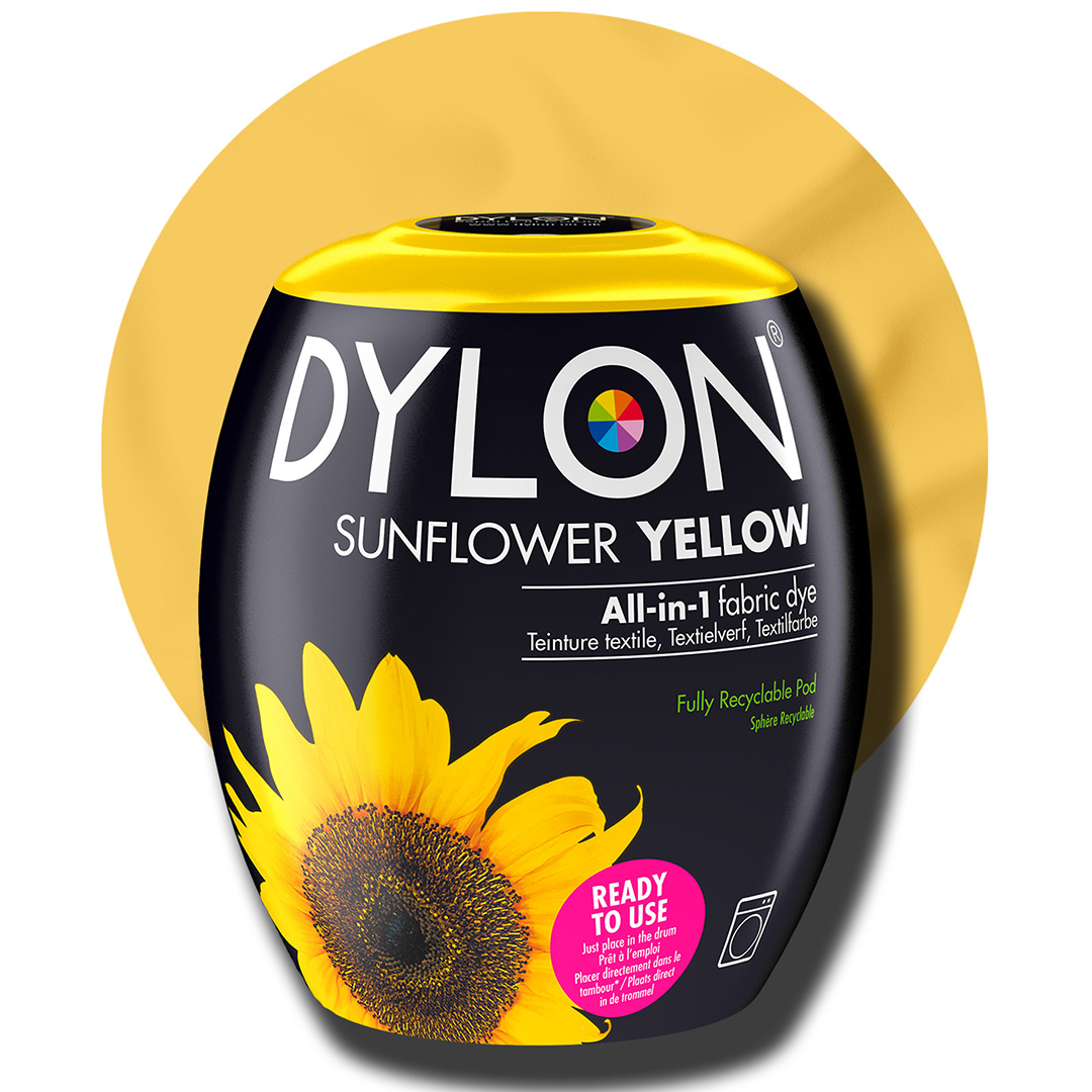 Läs mer om Dylon Pod All-in-1 Textilfärg Sunflower Yellow