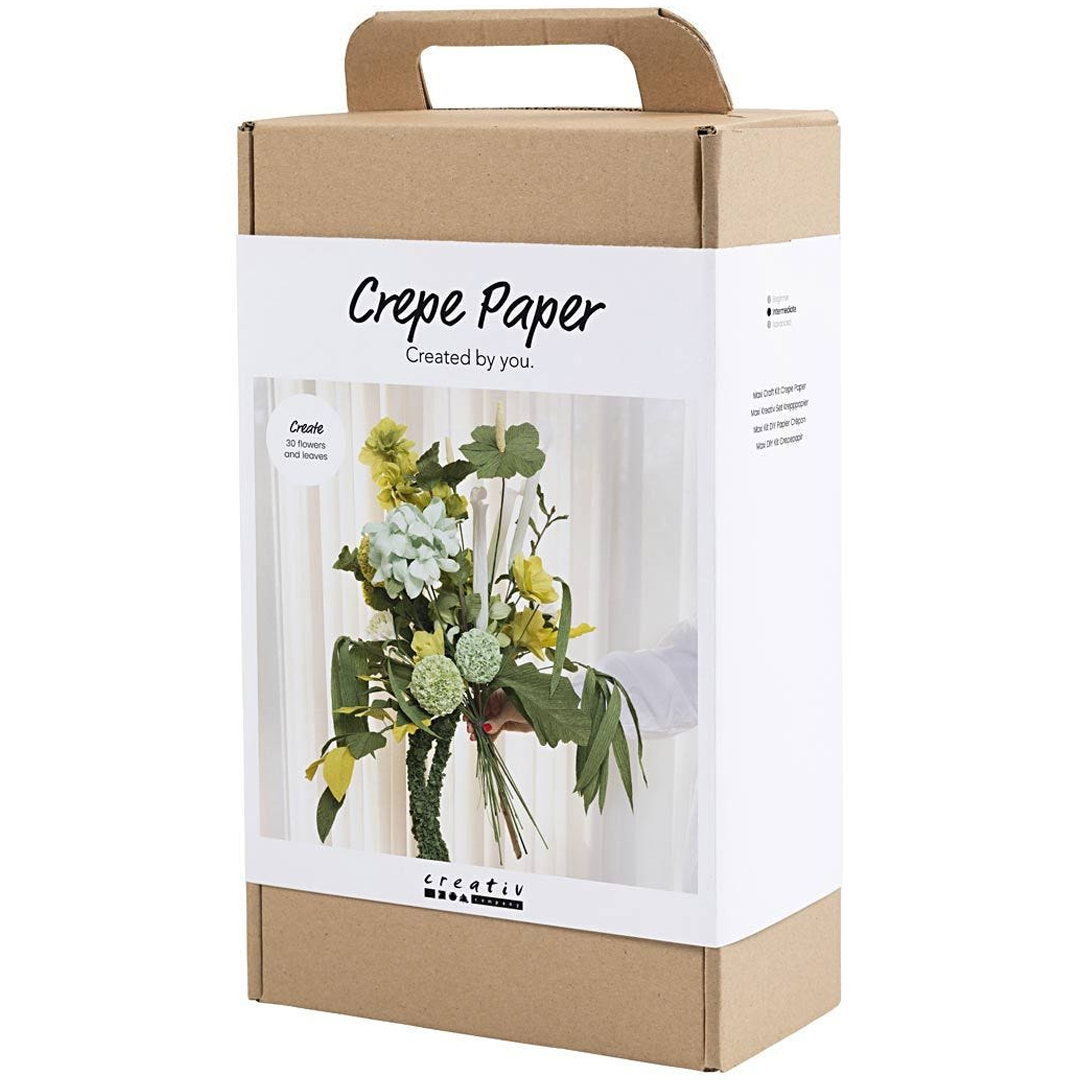 Creativ Company DIY-kit Maxi Blombukett av crepepapper