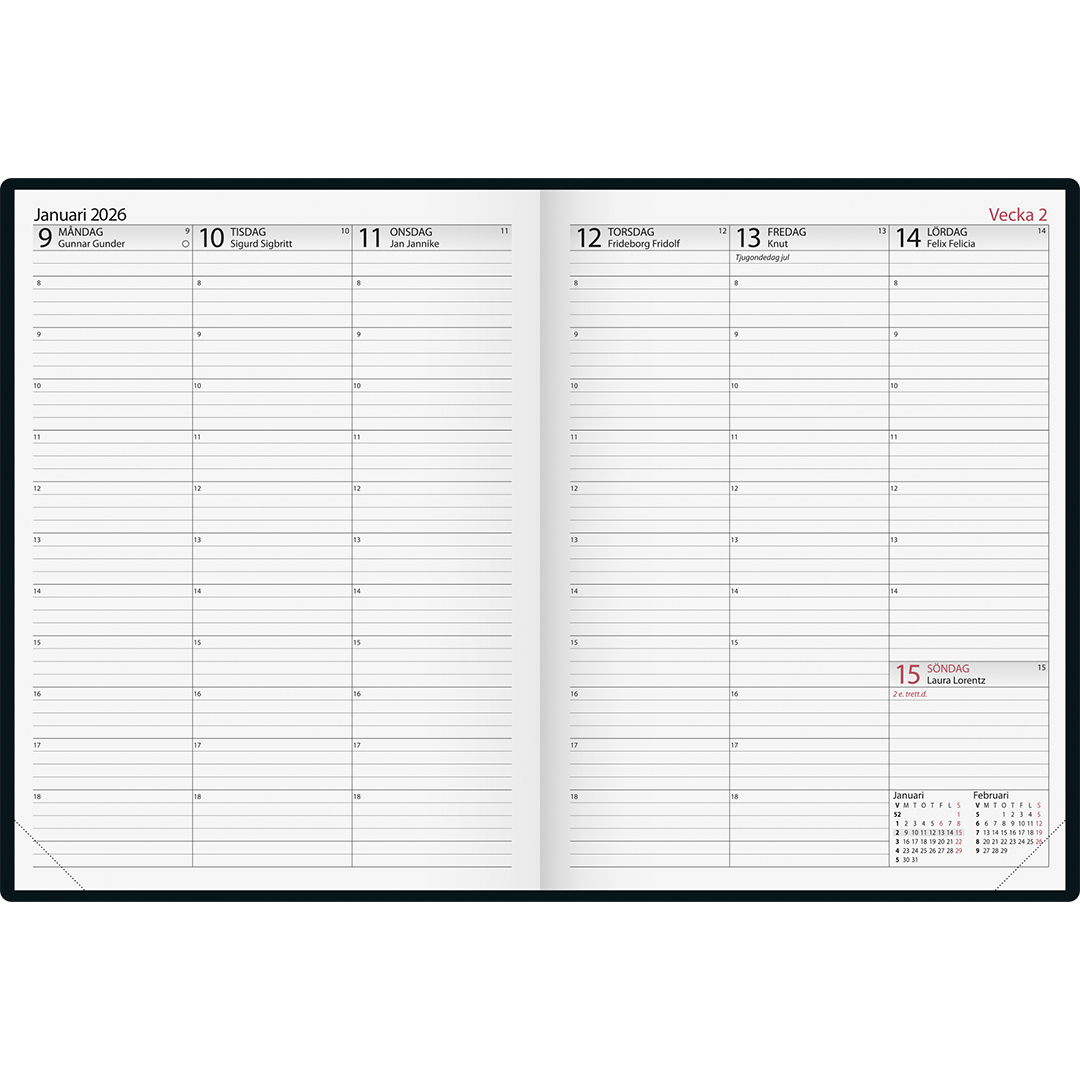 Kalender Journal Brun
