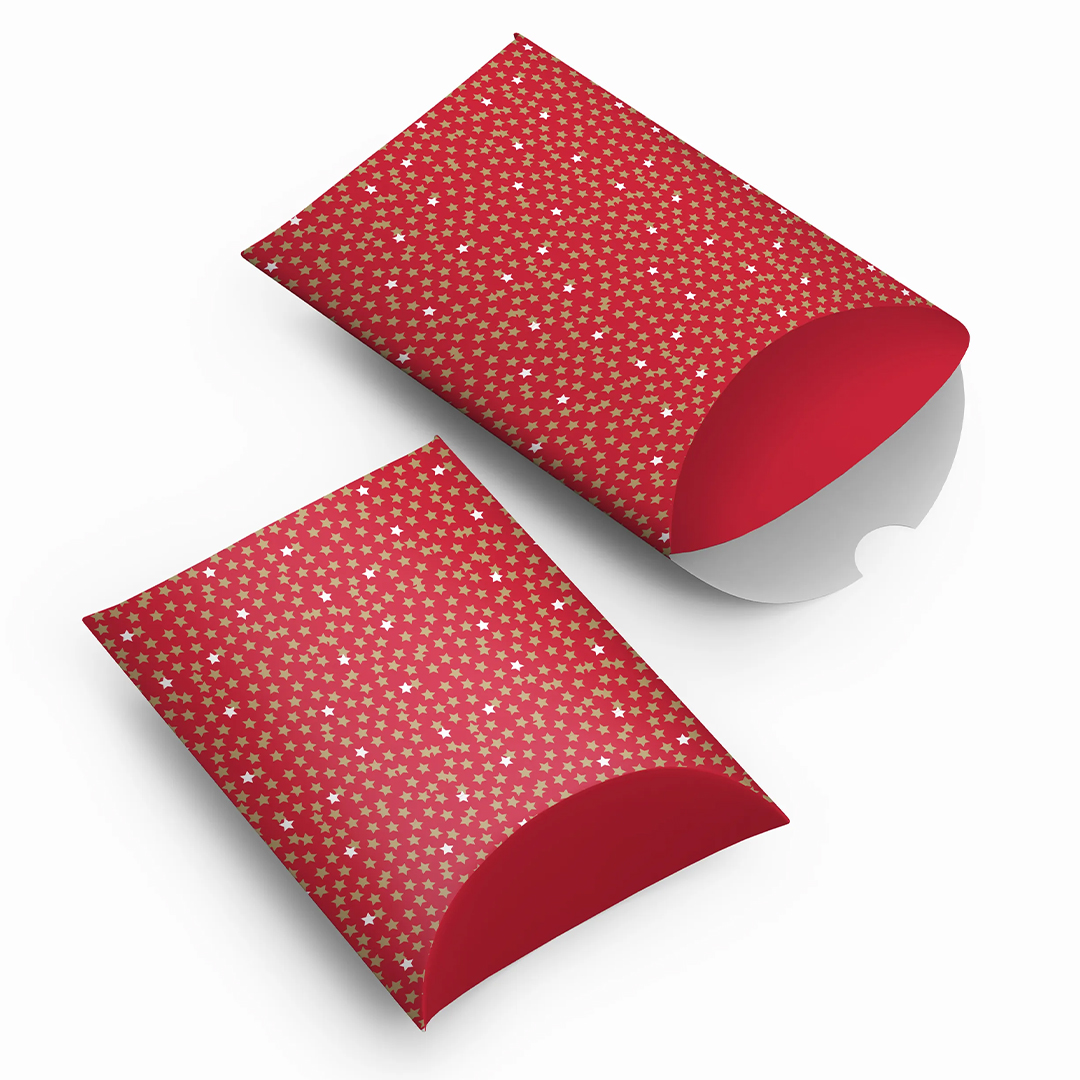 Gift pocket 16x22cm Kraft stars