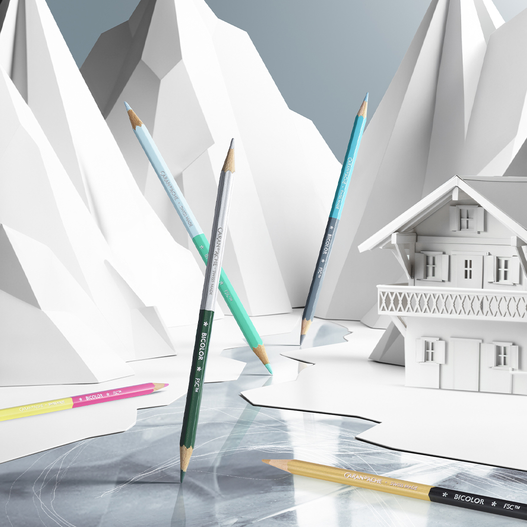 Bicolor Alpine Frost 9-set + Brush